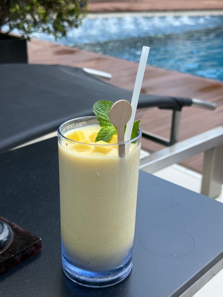 Mango Smoothie at Sofitel Bangkok Poolside Bar